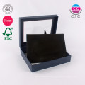 Custom gift carton packaging box with PVC window